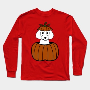 Pumpkin Poodle Long Sleeve T-Shirt